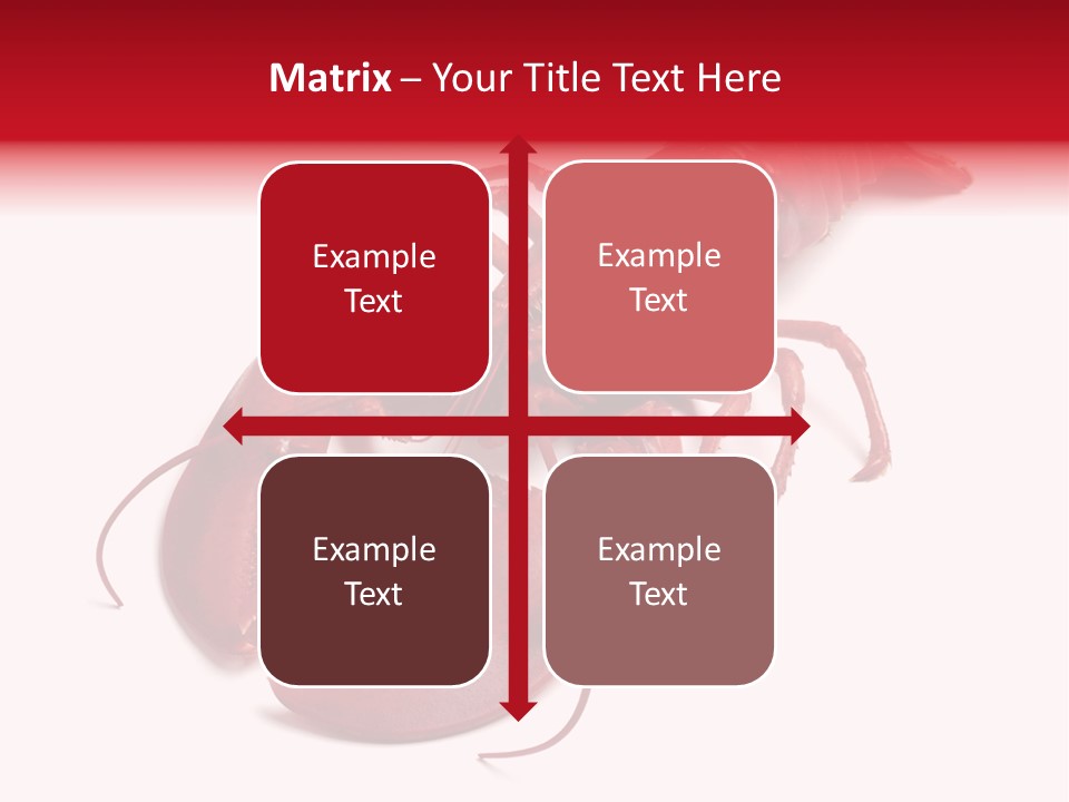 Isolated Red Cook PowerPoint Template