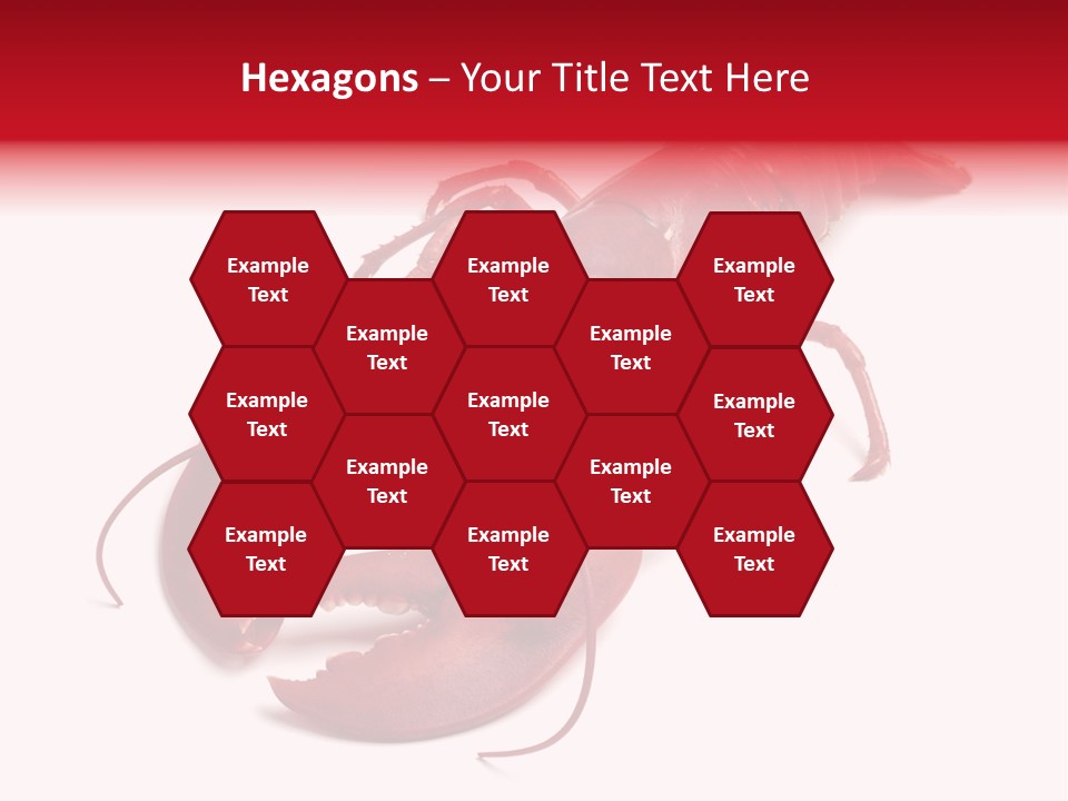 Isolated Red Cook PowerPoint Template