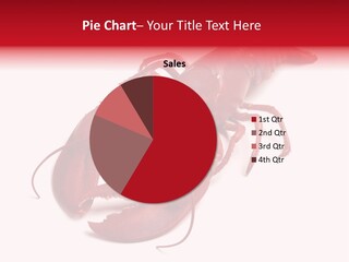 Isolated Red Cook PowerPoint Template