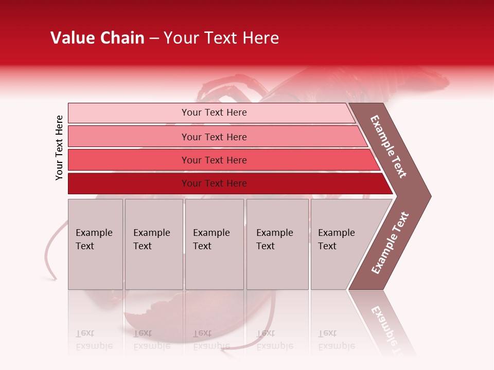 Isolated Red Cook PowerPoint Template