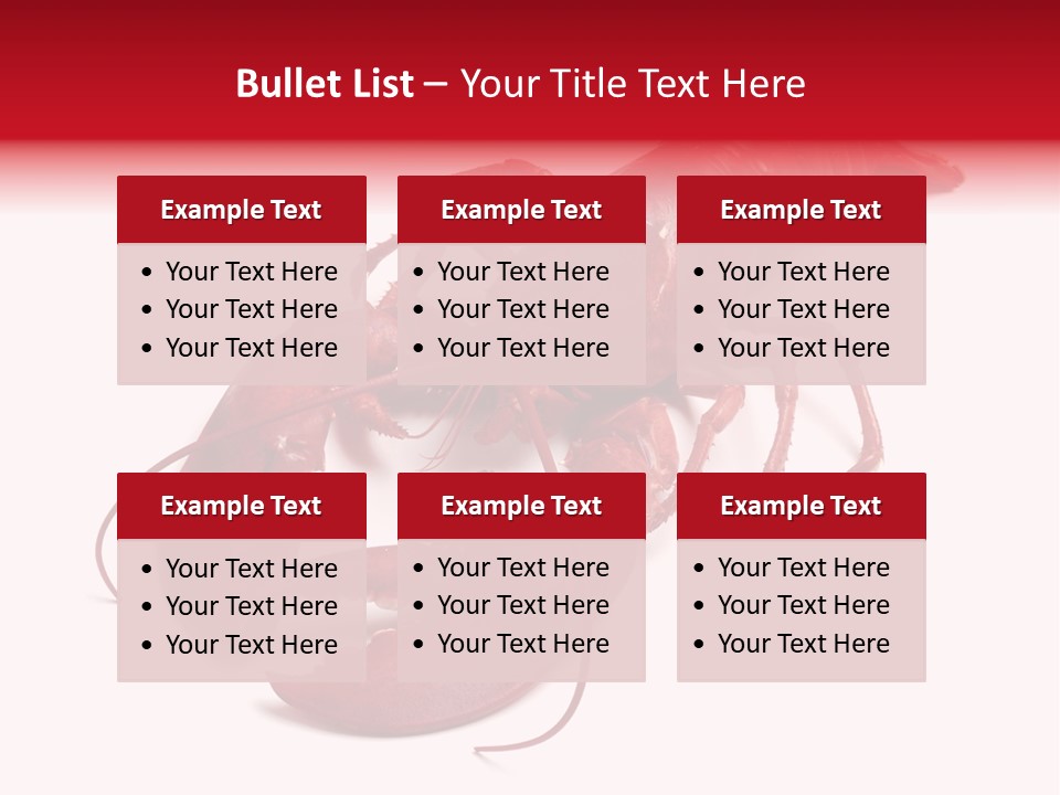 Isolated Red Cook PowerPoint Template