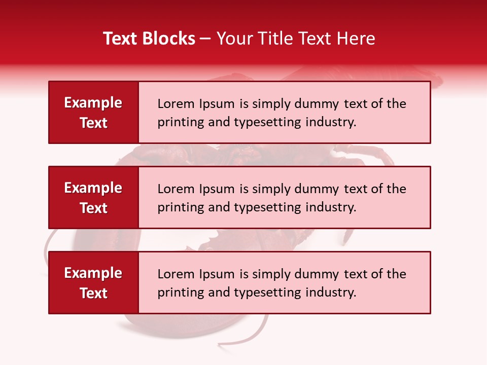 Isolated Red Cook PowerPoint Template