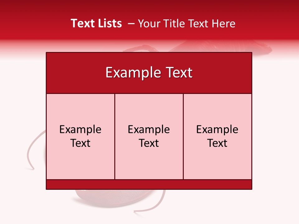 Isolated Red Cook PowerPoint Template