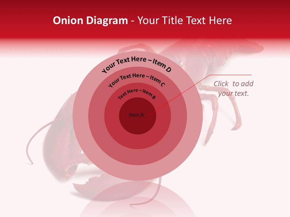 Isolated Red Cook PowerPoint Template