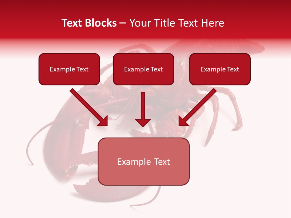 Isolated Red Cook PowerPoint Template