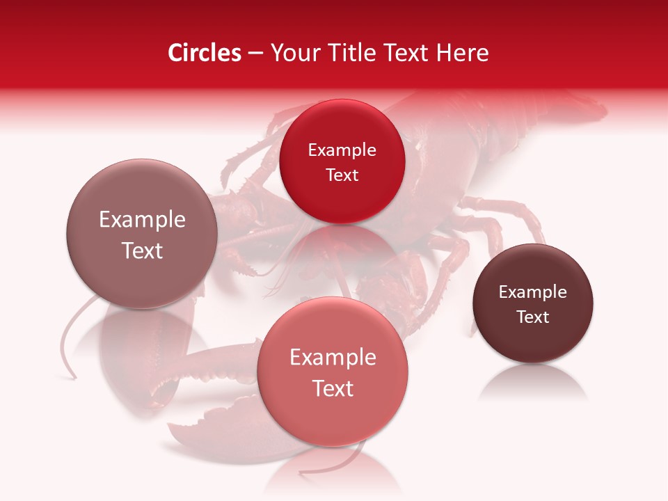 Isolated Red Cook PowerPoint Template