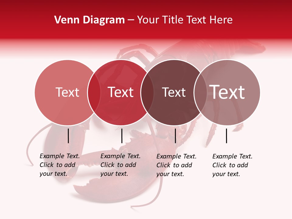 Isolated Red Cook PowerPoint Template