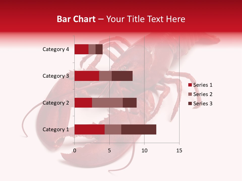 Isolated Red Cook PowerPoint Template