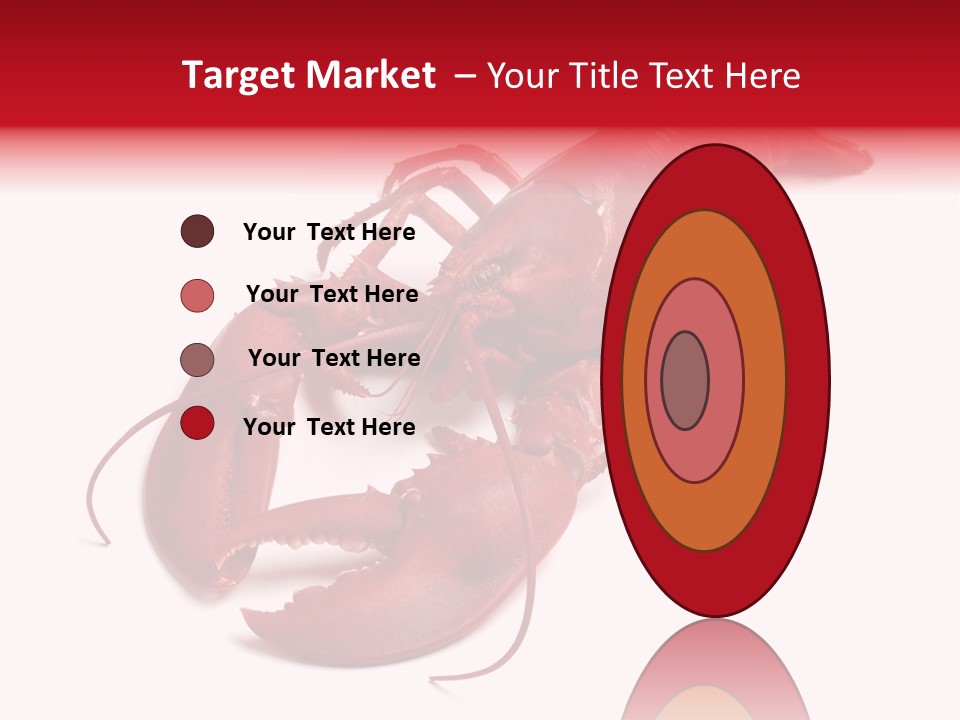 Isolated Red Cook PowerPoint Template