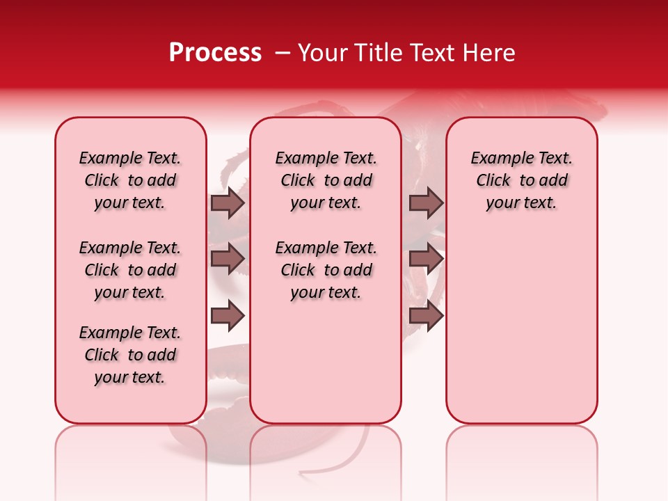 Isolated Red Cook PowerPoint Template