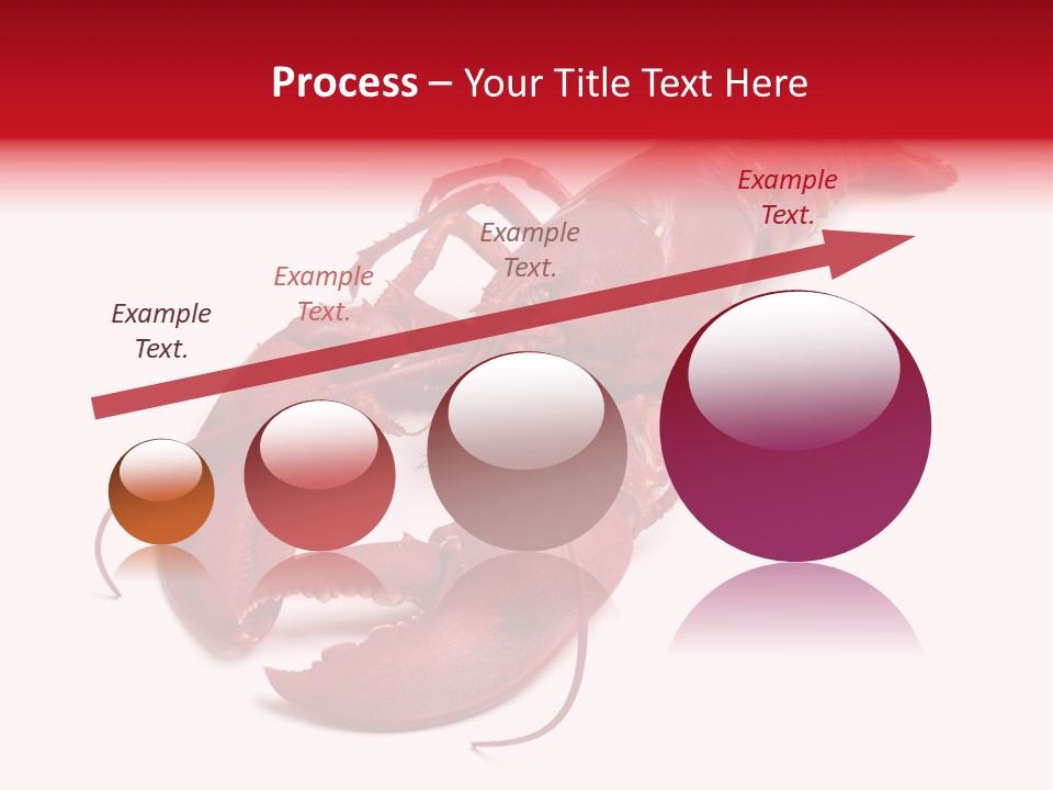 Isolated Red Cook PowerPoint Template