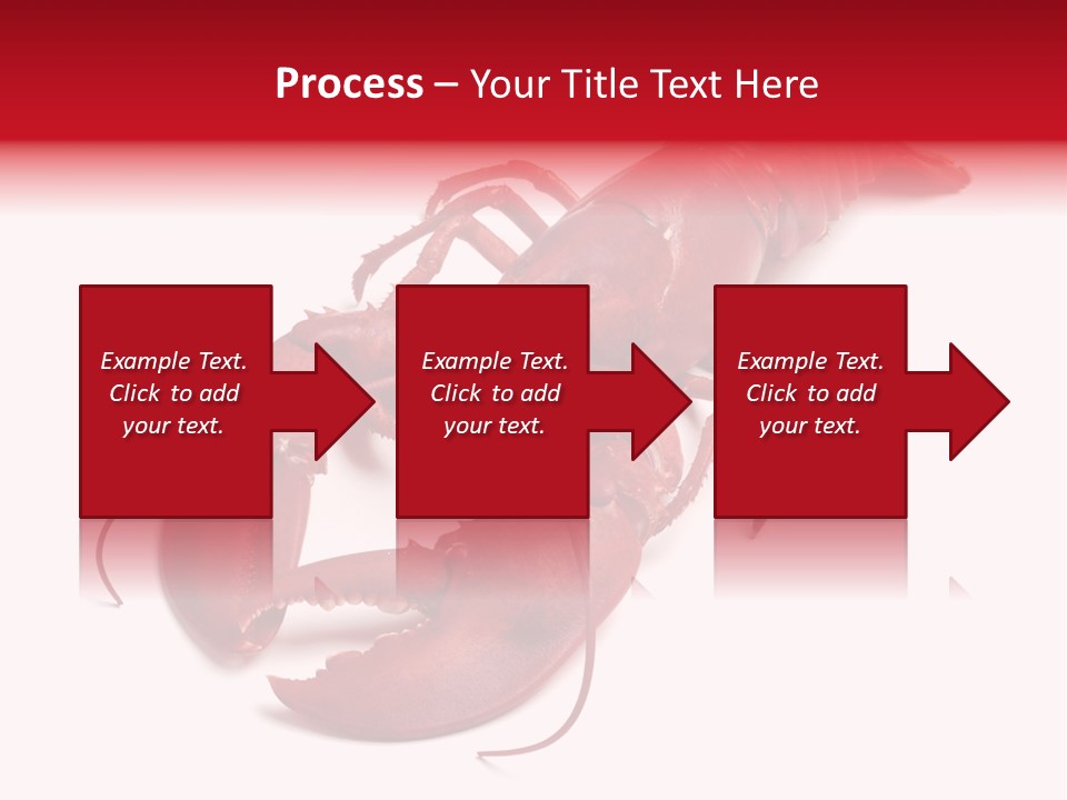 Isolated Red Cook PowerPoint Template