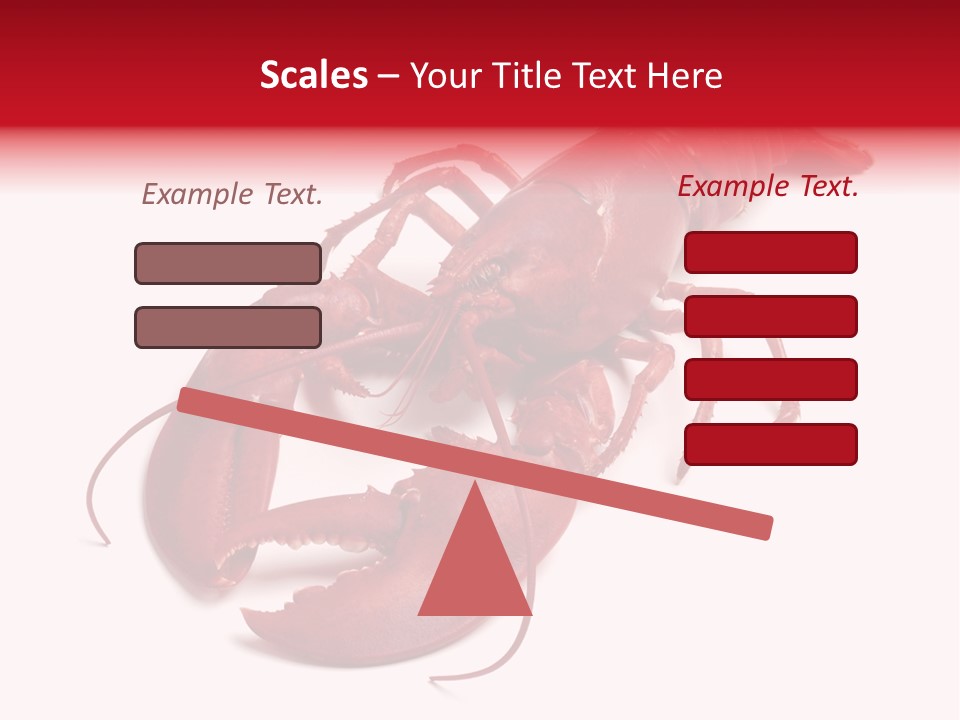 Isolated Red Cook PowerPoint Template