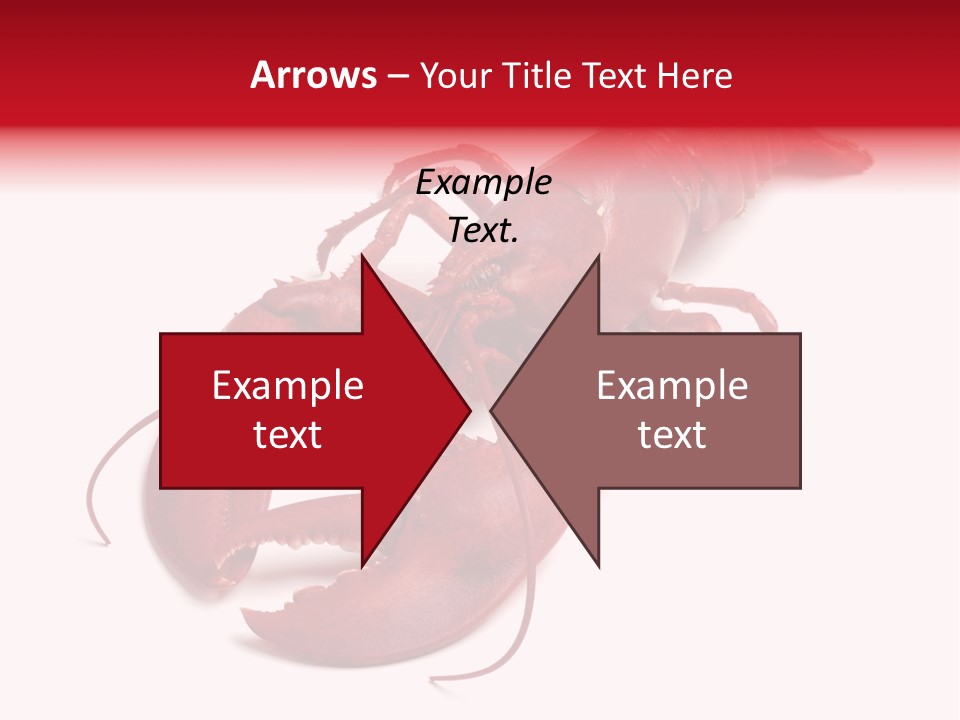 Isolated Red Cook PowerPoint Template