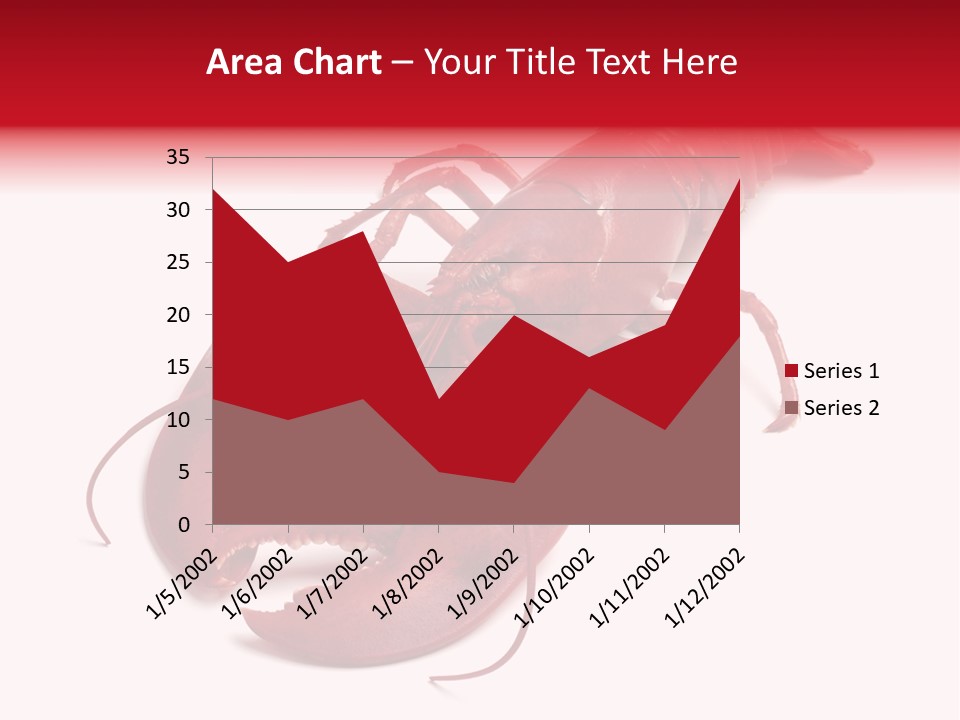 Isolated Red Cook PowerPoint Template