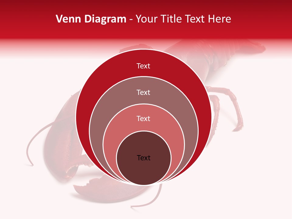 Isolated Red Cook PowerPoint Template