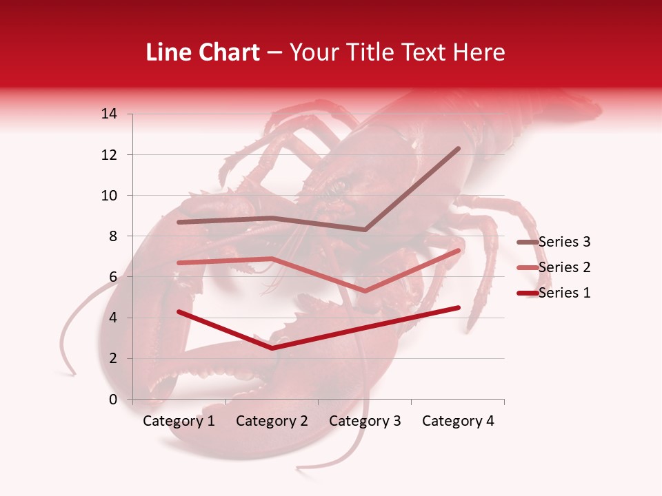 Isolated Red Cook PowerPoint Template