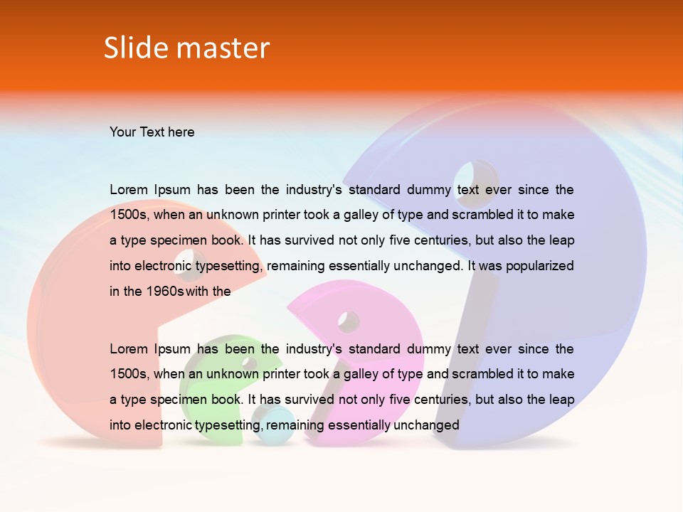 Halt Technology Red PowerPoint Template