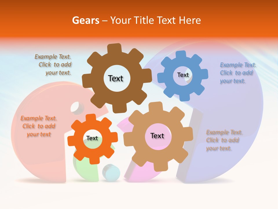 Halt Technology Red PowerPoint Template