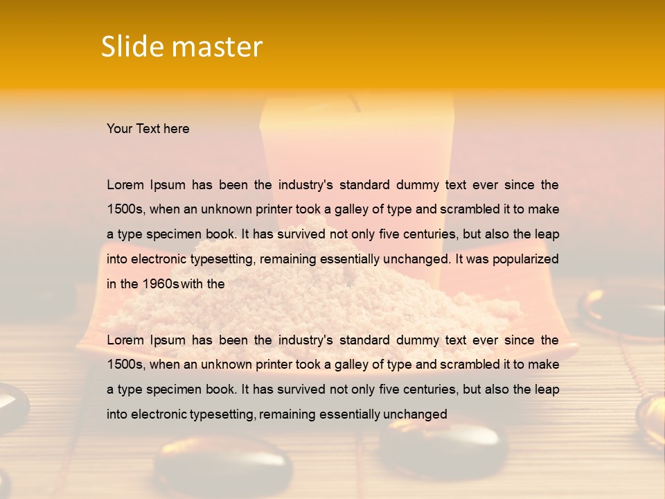 Clean Shower Hygienic PowerPoint Template