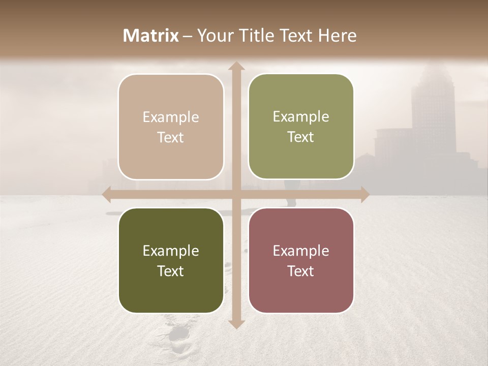 Skyline Back Work PowerPoint Template