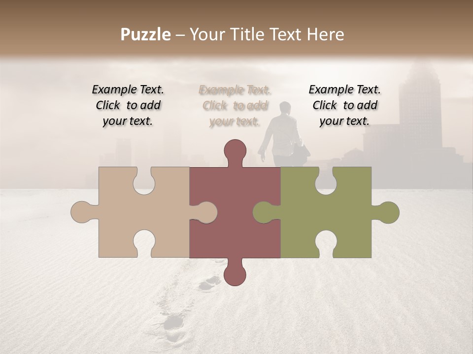 Skyline Back Work PowerPoint Template