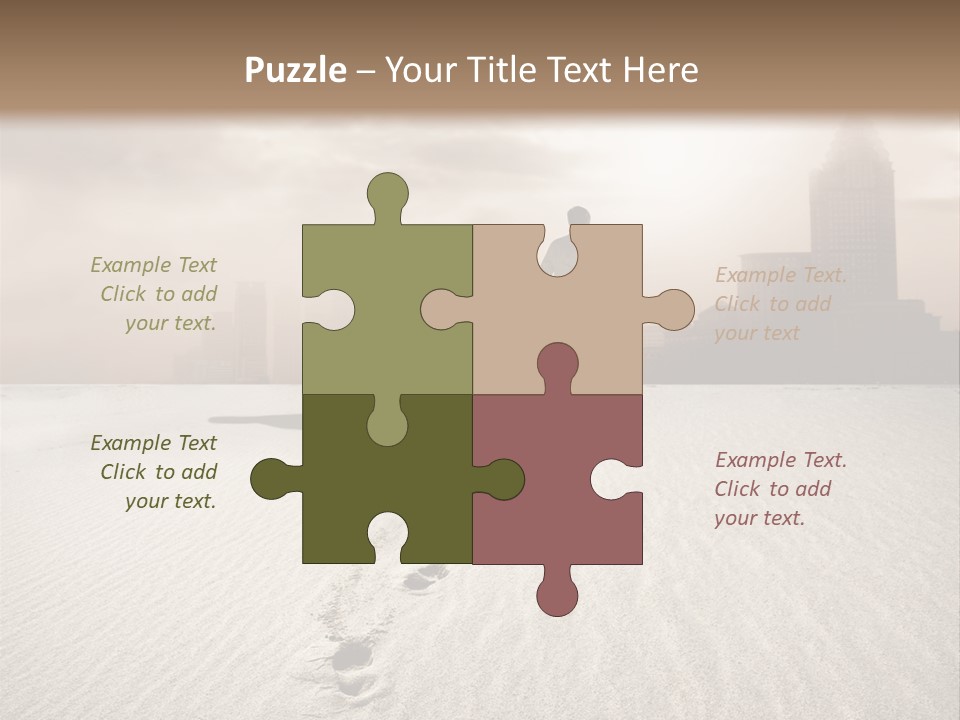 Skyline Back Work PowerPoint Template