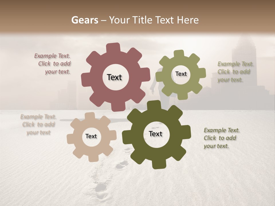 Skyline Back Work PowerPoint Template