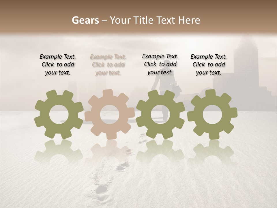 Skyline Back Work PowerPoint Template