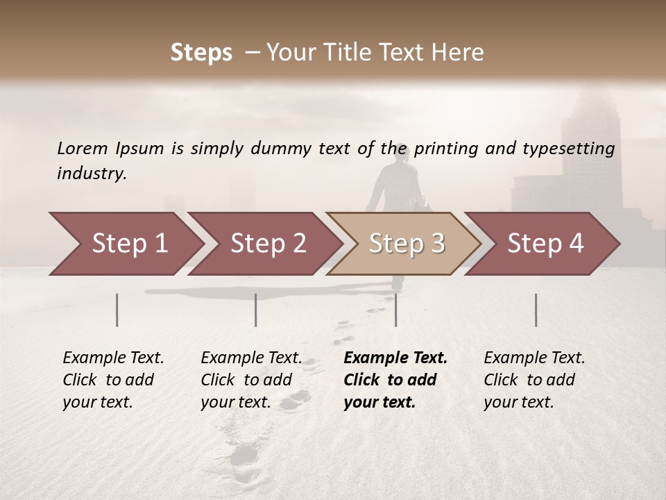 Skyline Back Work PowerPoint Template