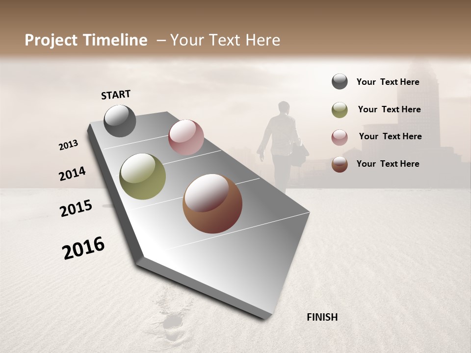 Skyline Back Work PowerPoint Template