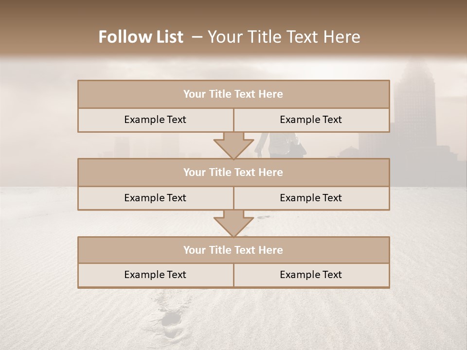 Skyline Back Work PowerPoint Template