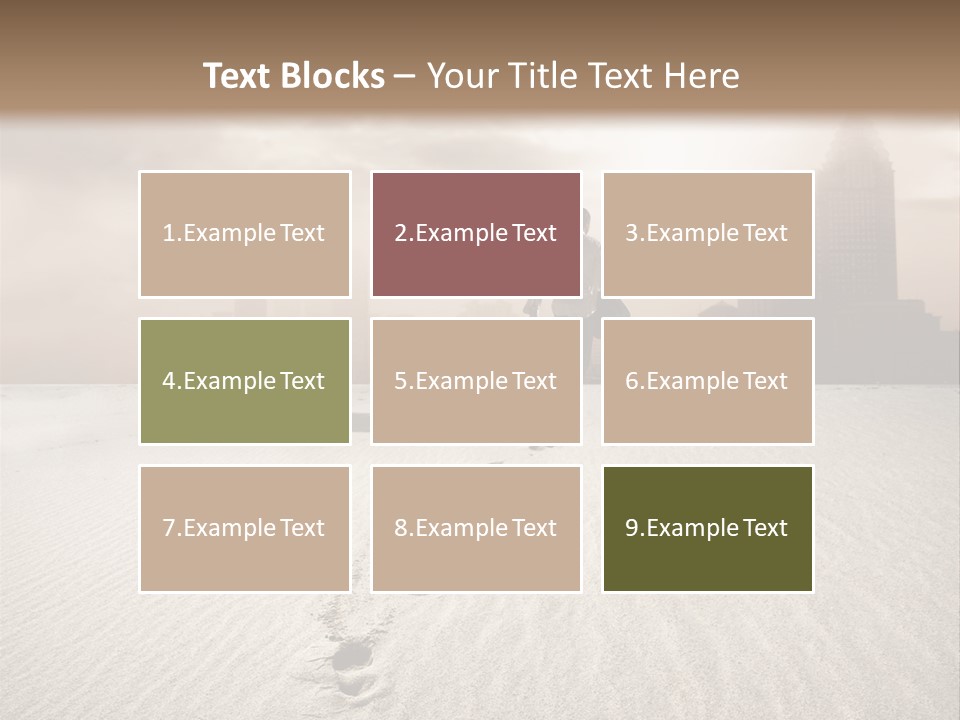 Skyline Back Work PowerPoint Template