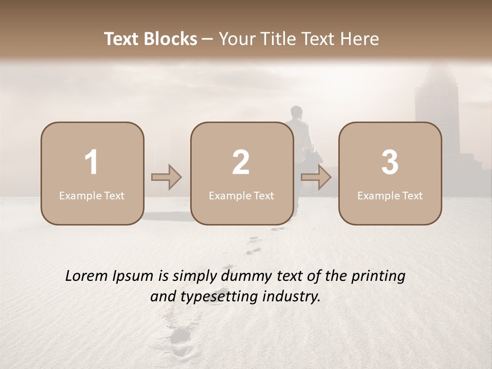 Skyline Back Work PowerPoint Template