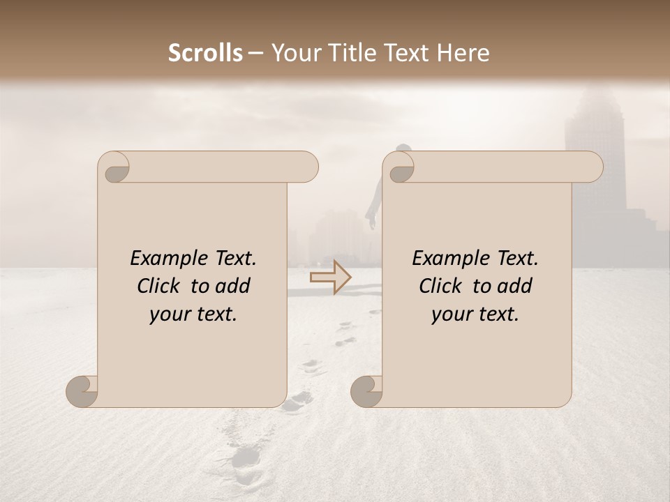 Skyline Back Work PowerPoint Template