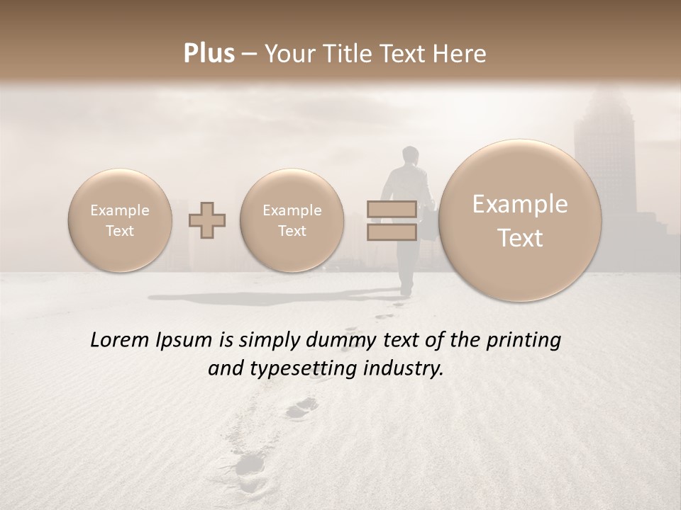 Skyline Back Work PowerPoint Template