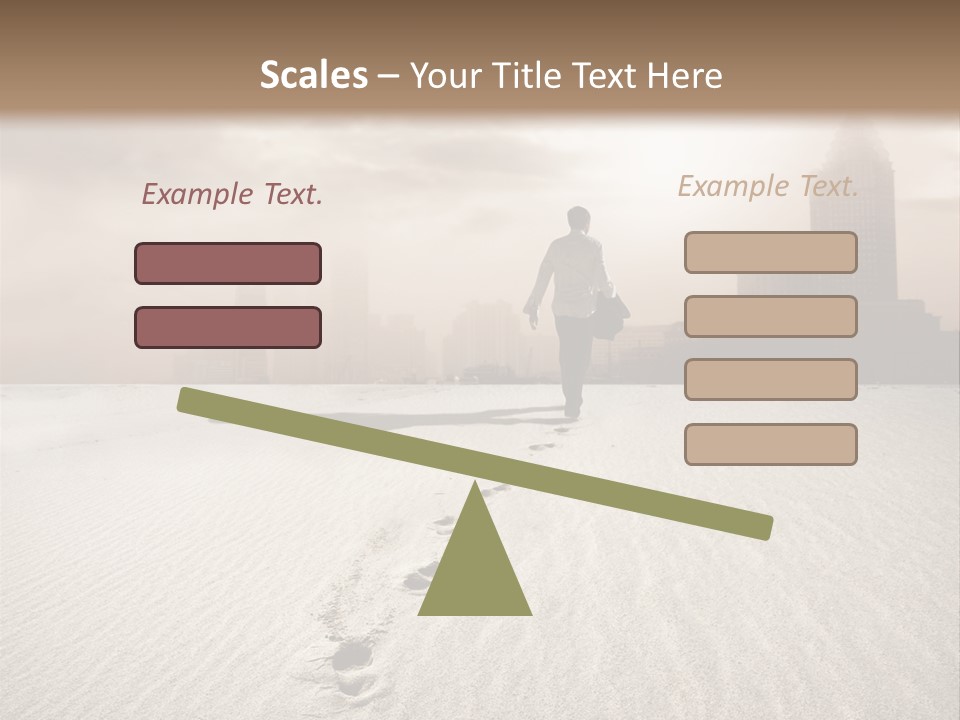 Skyline Back Work PowerPoint Template