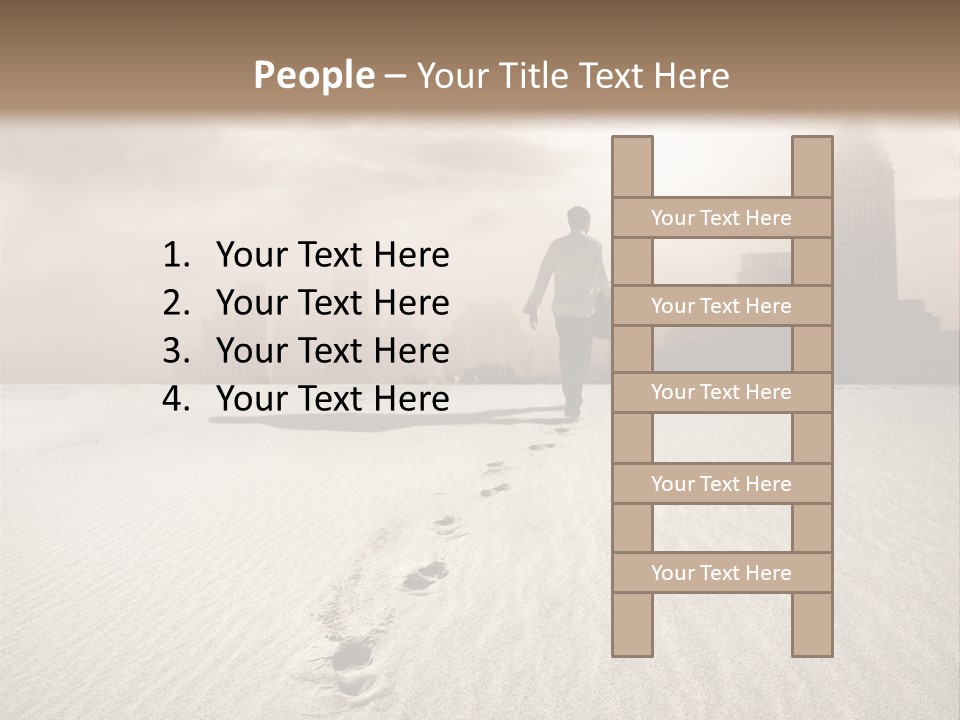 Skyline Back Work PowerPoint Template