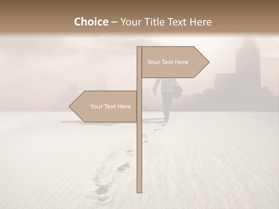 Skyline Back Work PowerPoint Template
