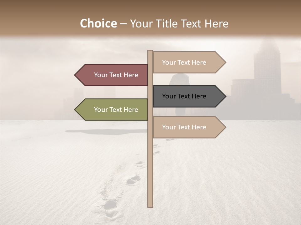 Skyline Back Work PowerPoint Template