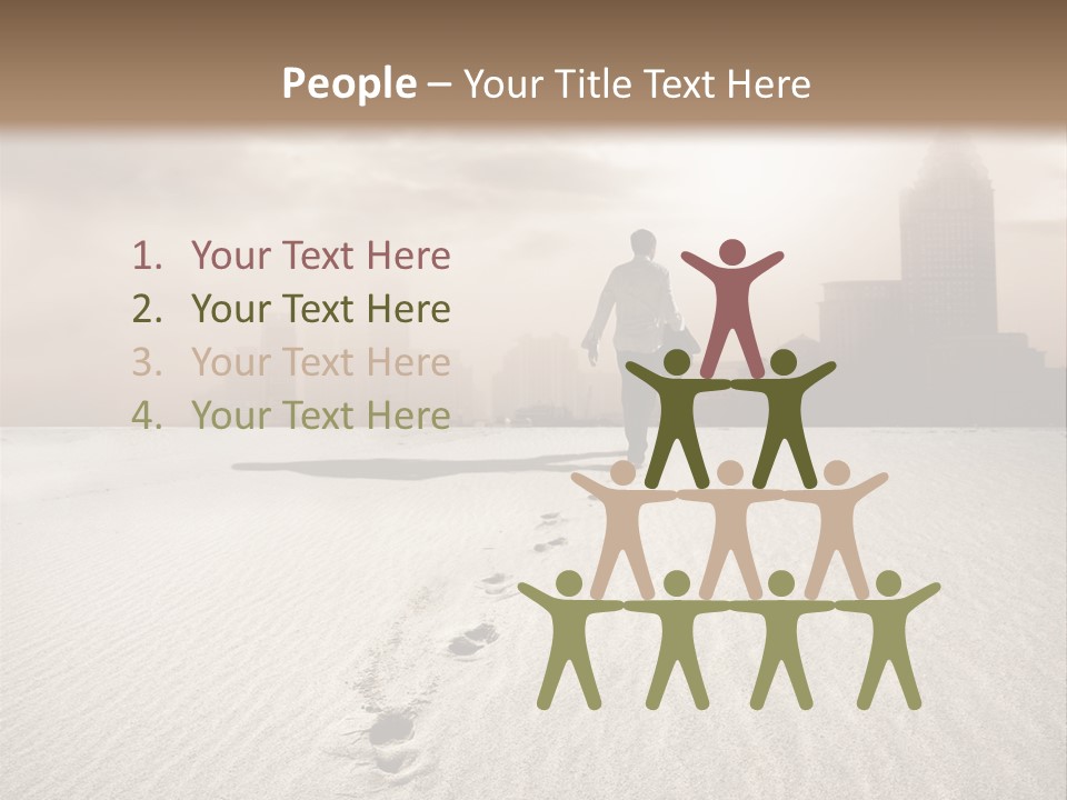 Skyline Back Work PowerPoint Template