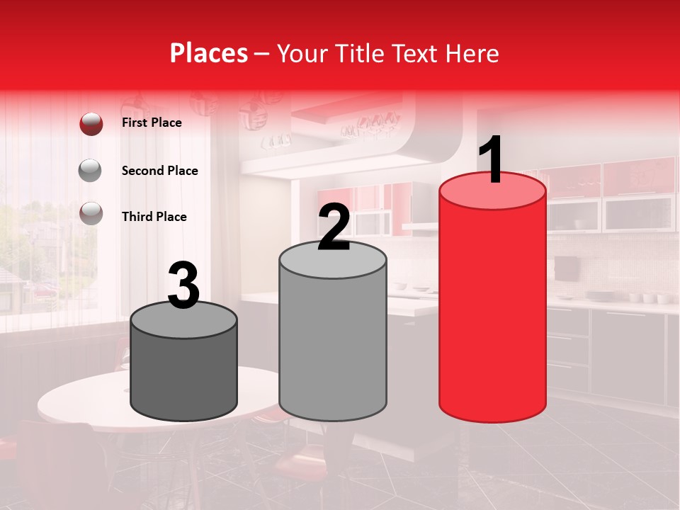 Minimalism Kitchen Decor PowerPoint Template