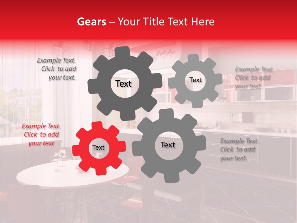 Minimalism Kitchen Decor PowerPoint Template