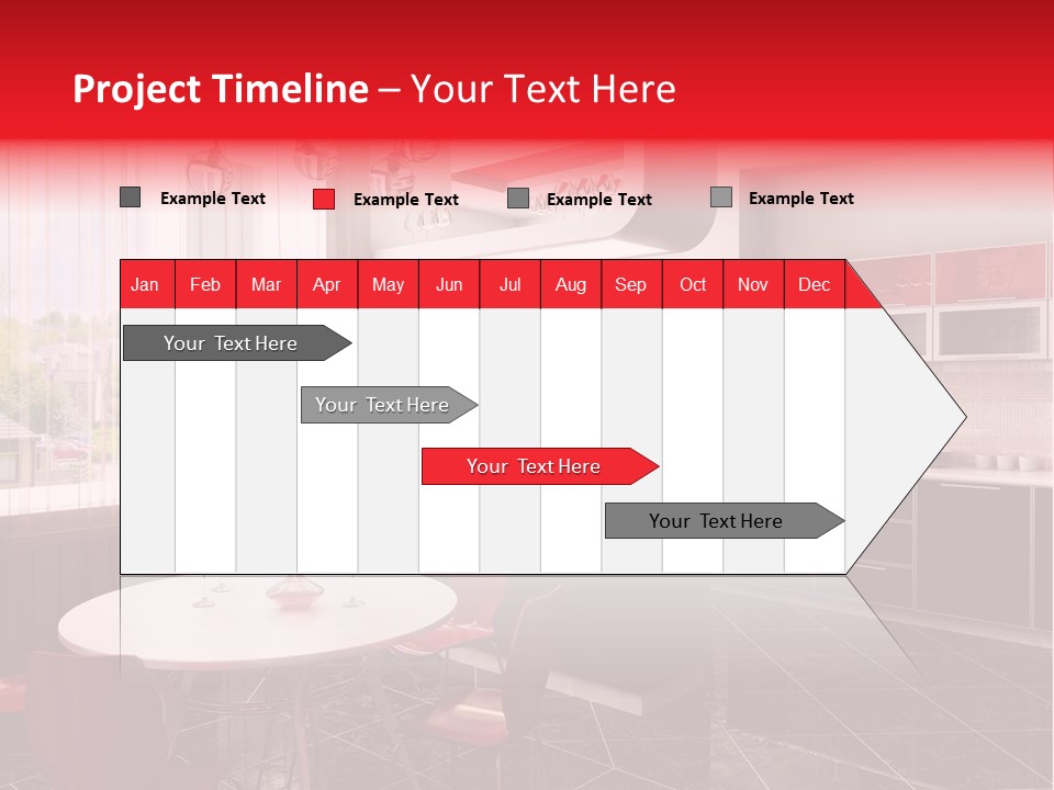 Minimalism Kitchen Decor PowerPoint Template