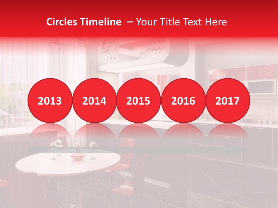 Minimalism Kitchen Decor PowerPoint Template