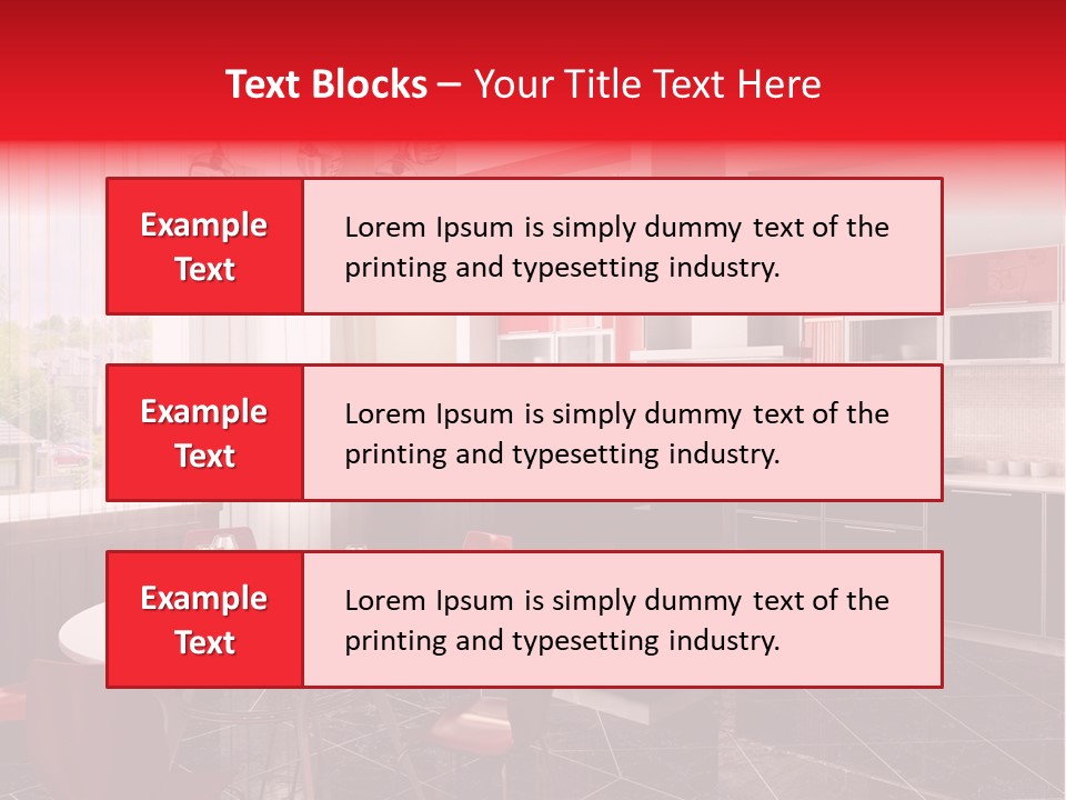Minimalism Kitchen Decor PowerPoint Template