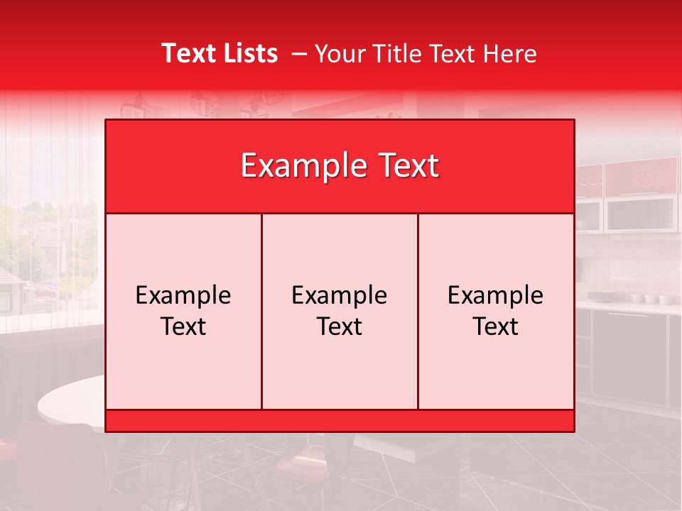 Minimalism Kitchen Decor PowerPoint Template