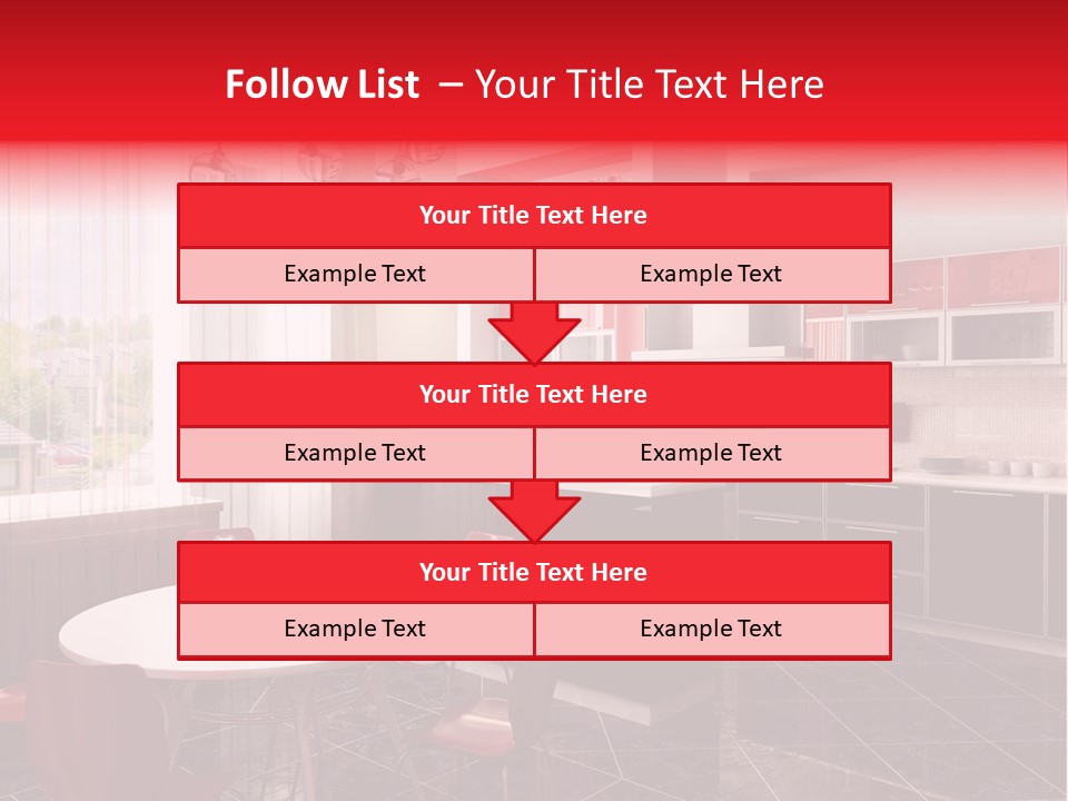Minimalism Kitchen Decor PowerPoint Template