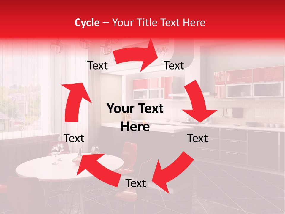 Minimalism Kitchen Decor PowerPoint Template