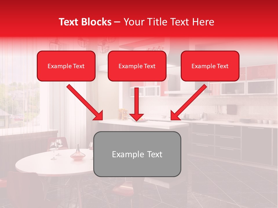 Minimalism Kitchen Decor PowerPoint Template
